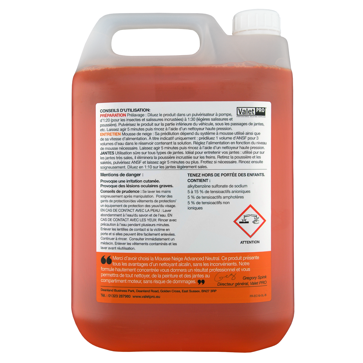 Advanced Neutral Snow Foam (5L)