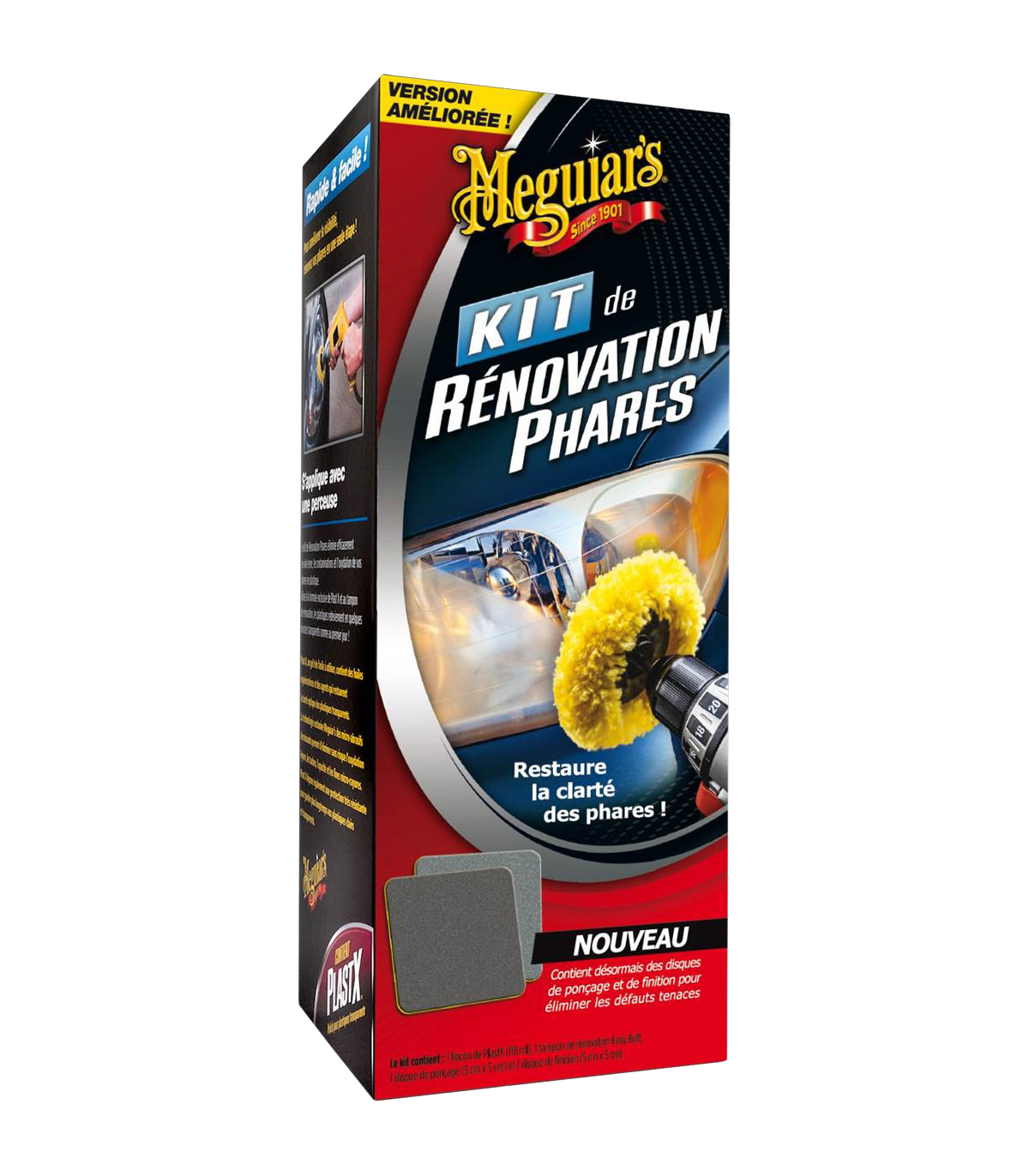 Le Kit de Rénovation Phares de Meguiar's - Rs Detailing