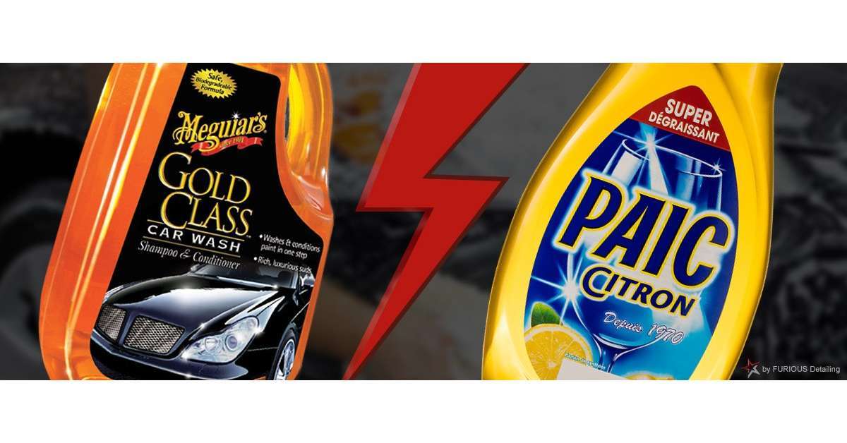 Shampooing ou liquide vaisselle pour laver son véhicule ?