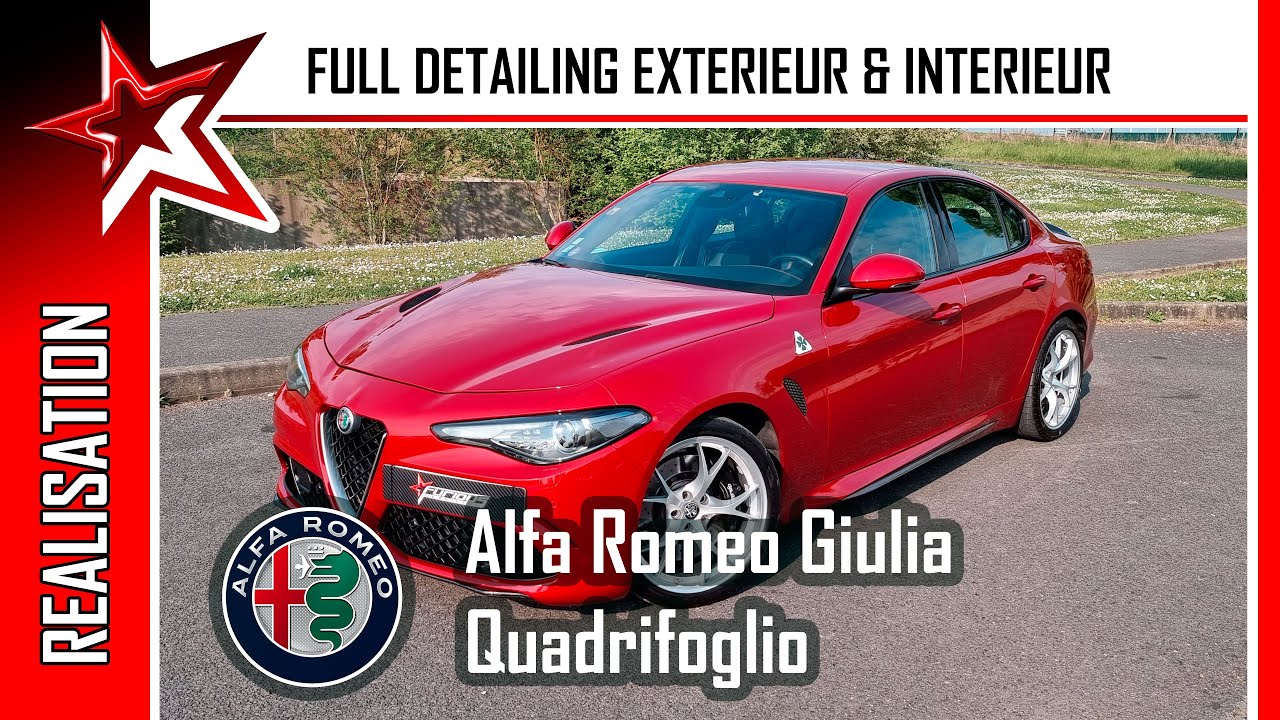 58 heures Full Detailing - Alfa Romeo Giulia Quadrifolglio - Vidéo 4K