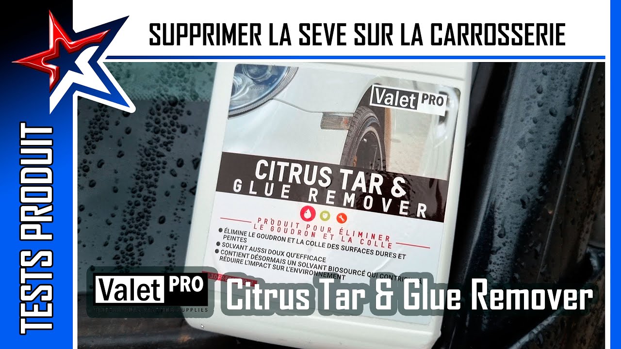Supprimer la sève d'arbre sur la carrosserie