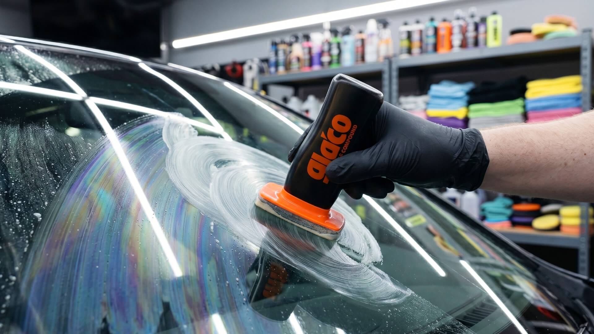 Préparer les surfaces vitrées