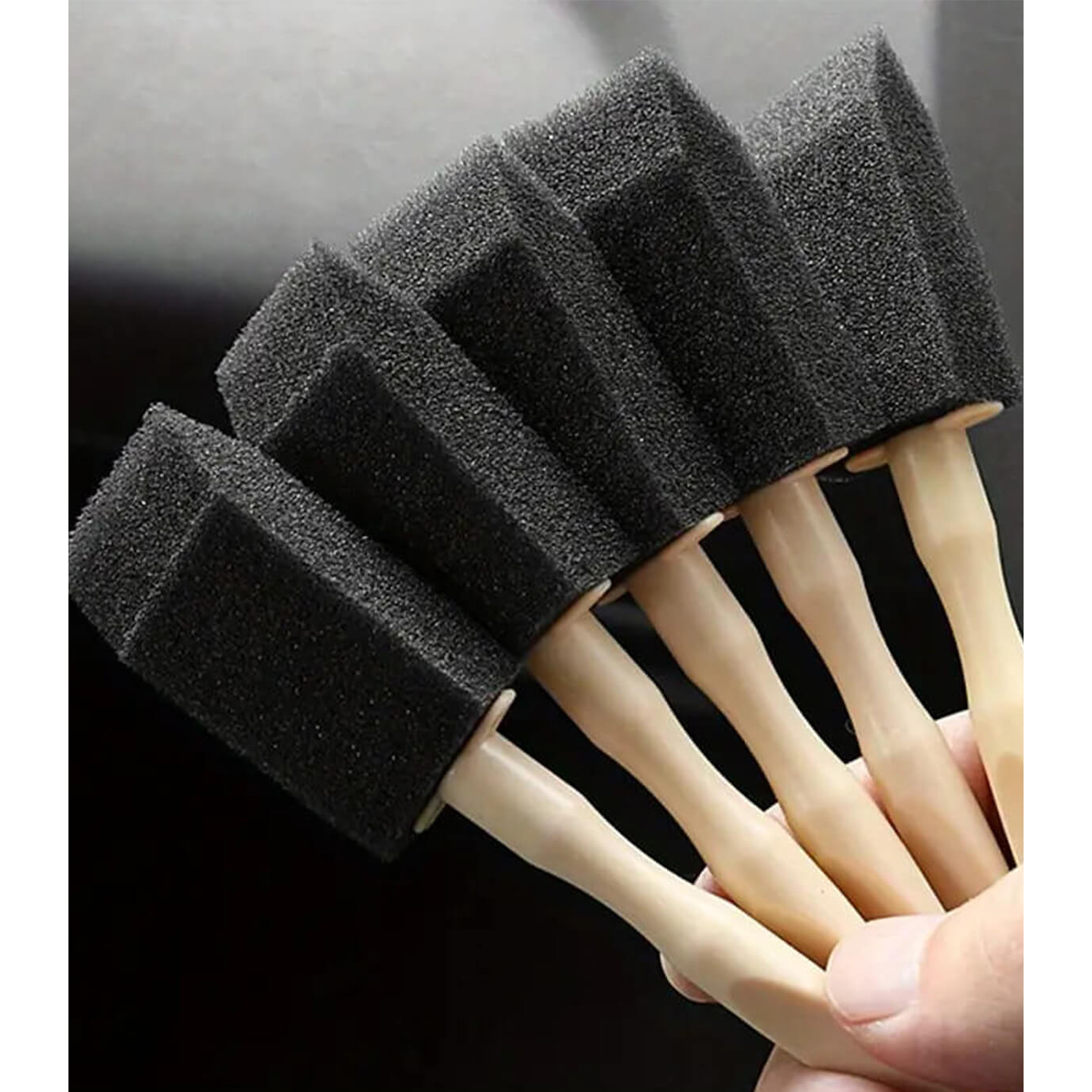 Brosse mousse detailing (x5)