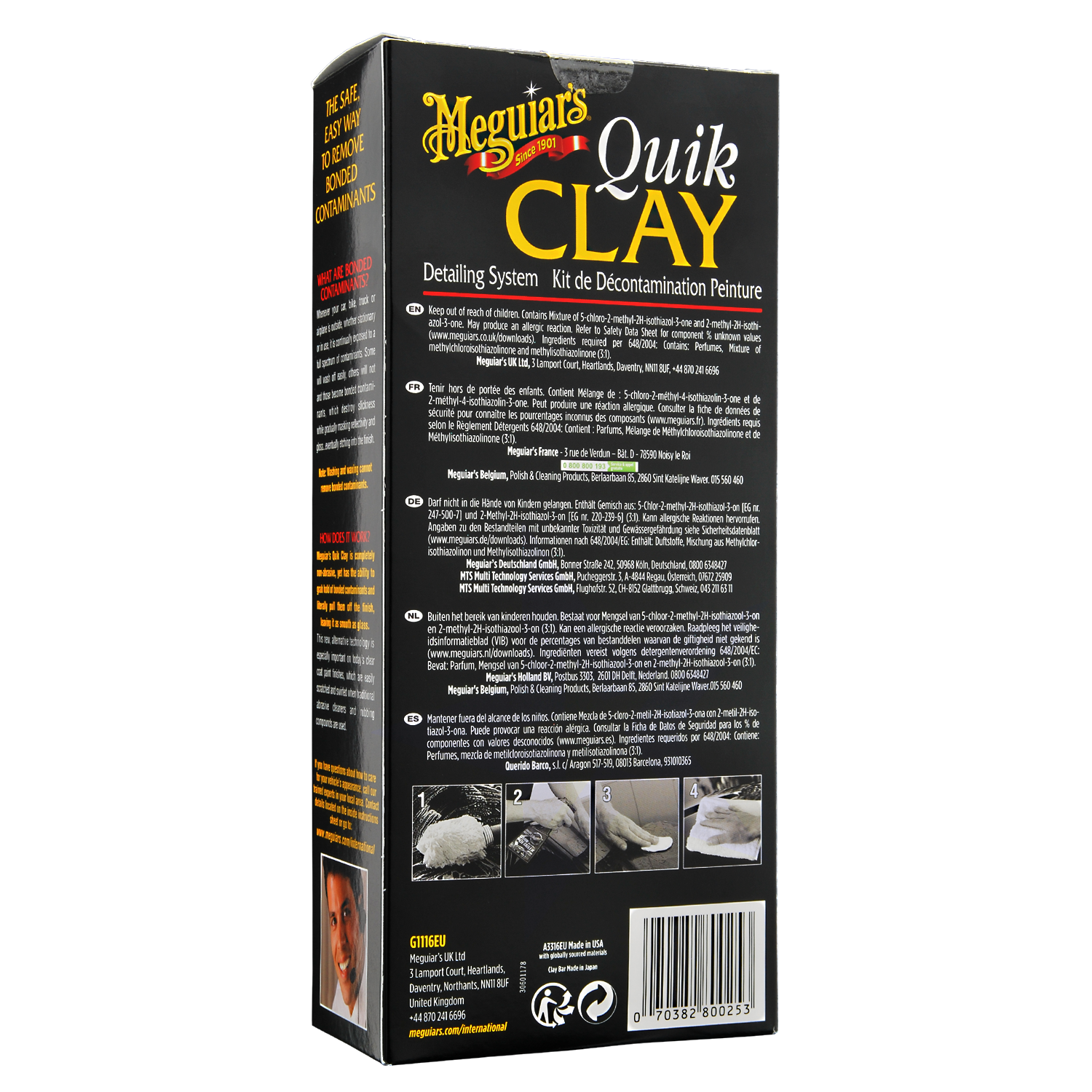 Système Gomme Quik Clay (473 ml + 50g)