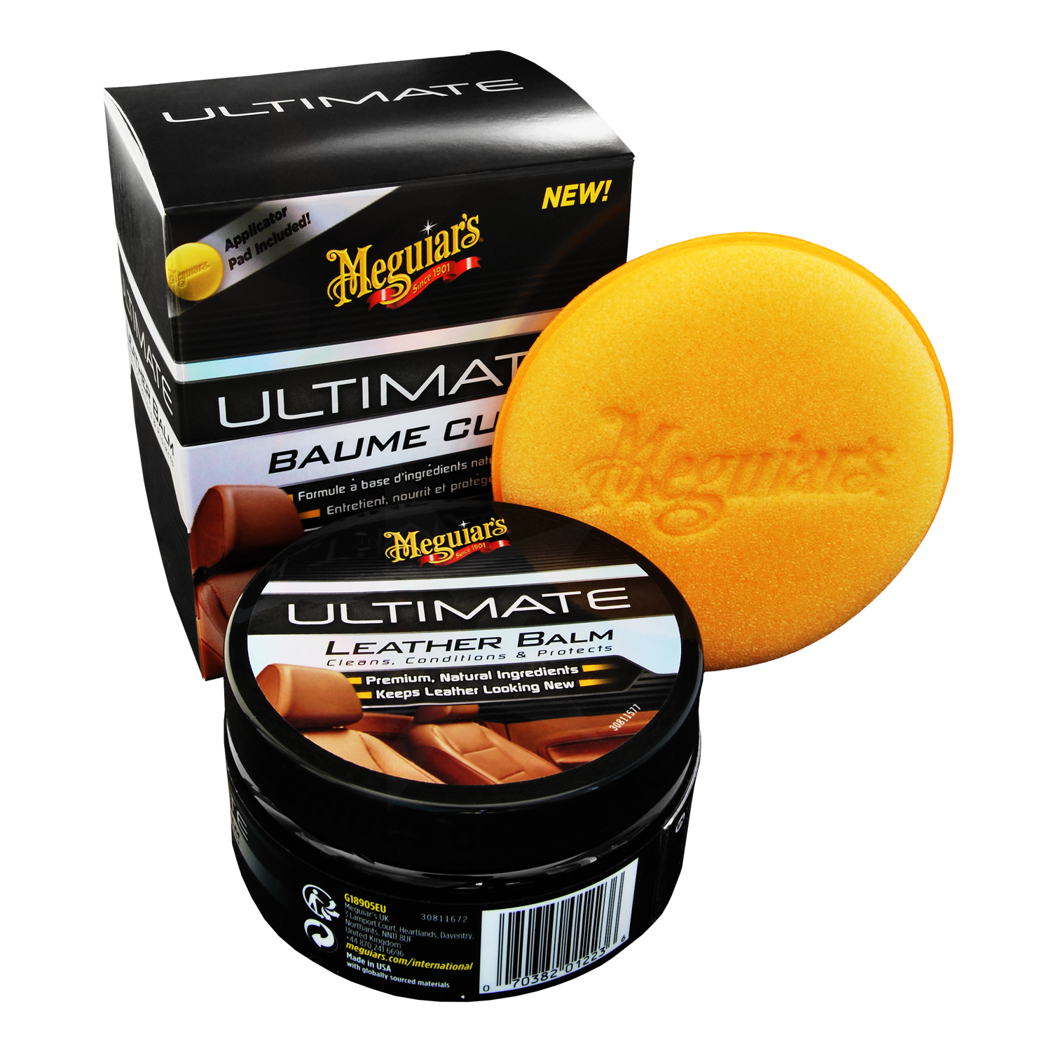Baume Cuir Ultime (160g + tampon)