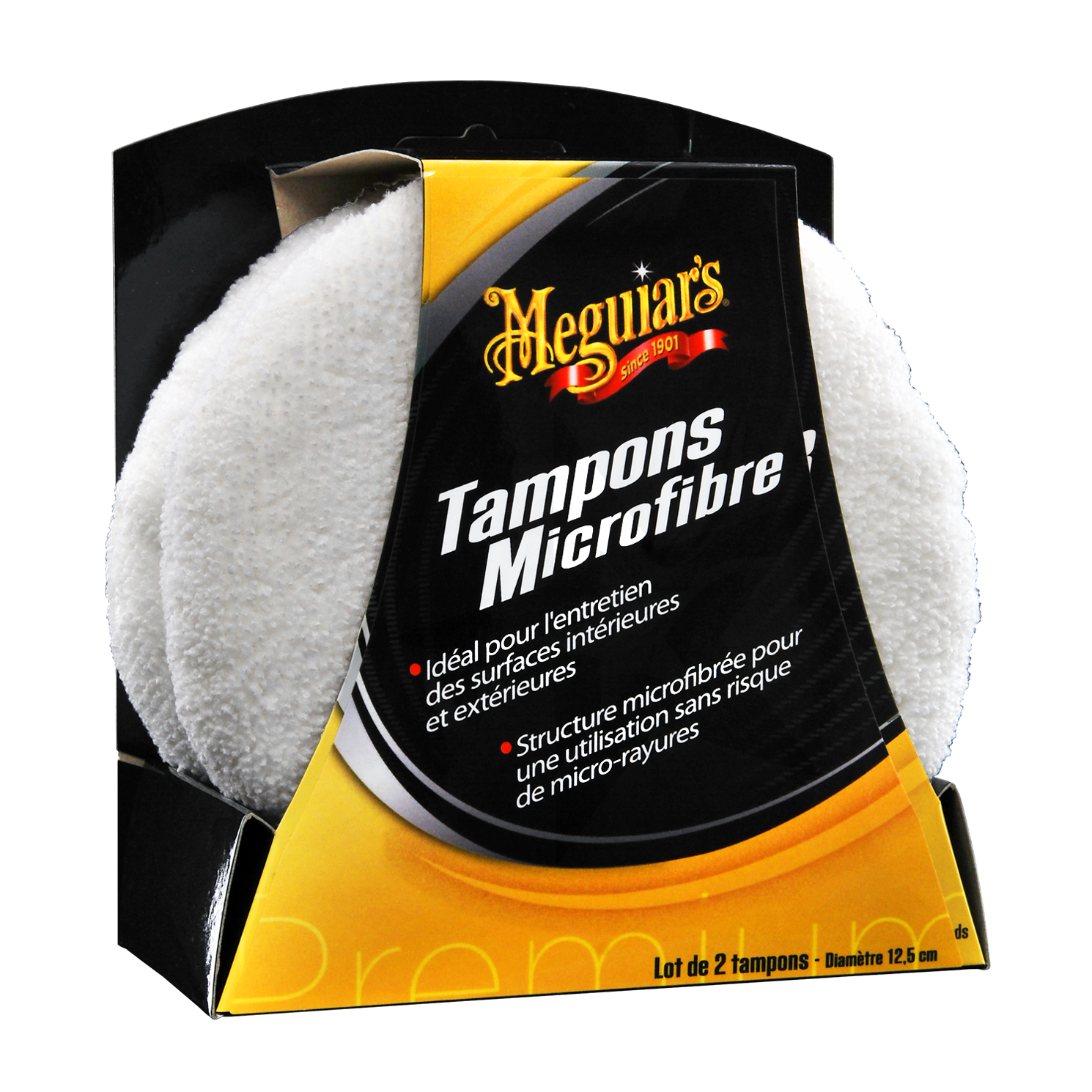 Tampons Applicateurs Microfibre x2 (∅ : 125 mm)