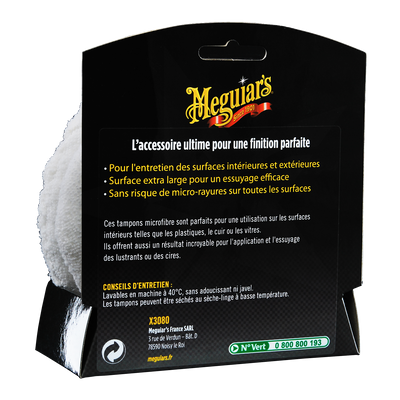 Tampons Applicateurs Microfibre x2 (∅ : 125 mm)