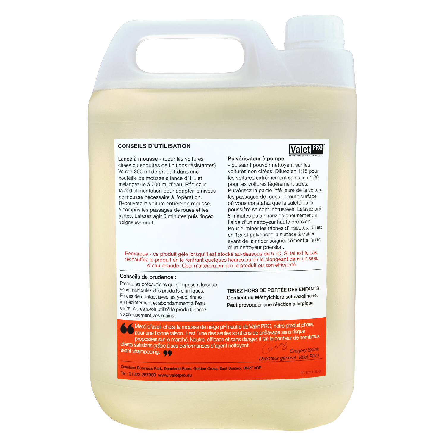 PH Neutral Snow Foam (5L)