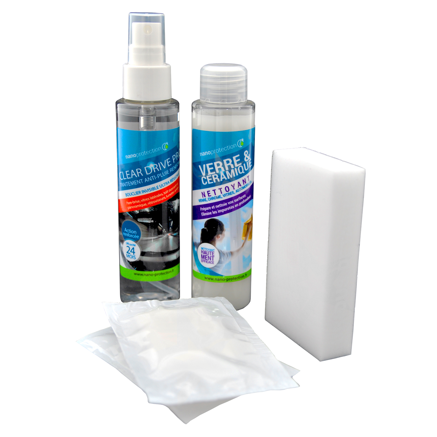 Kit Clear Drive Pro (100 ml) + Nettoyant (100 ml)