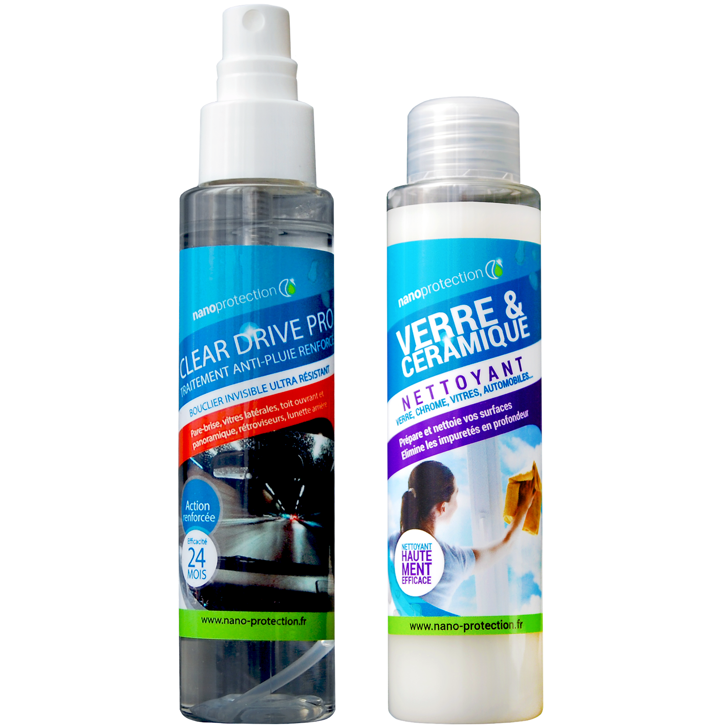 Kit Clear Drive Pro (100 ml) + Nettoyant (100 ml)