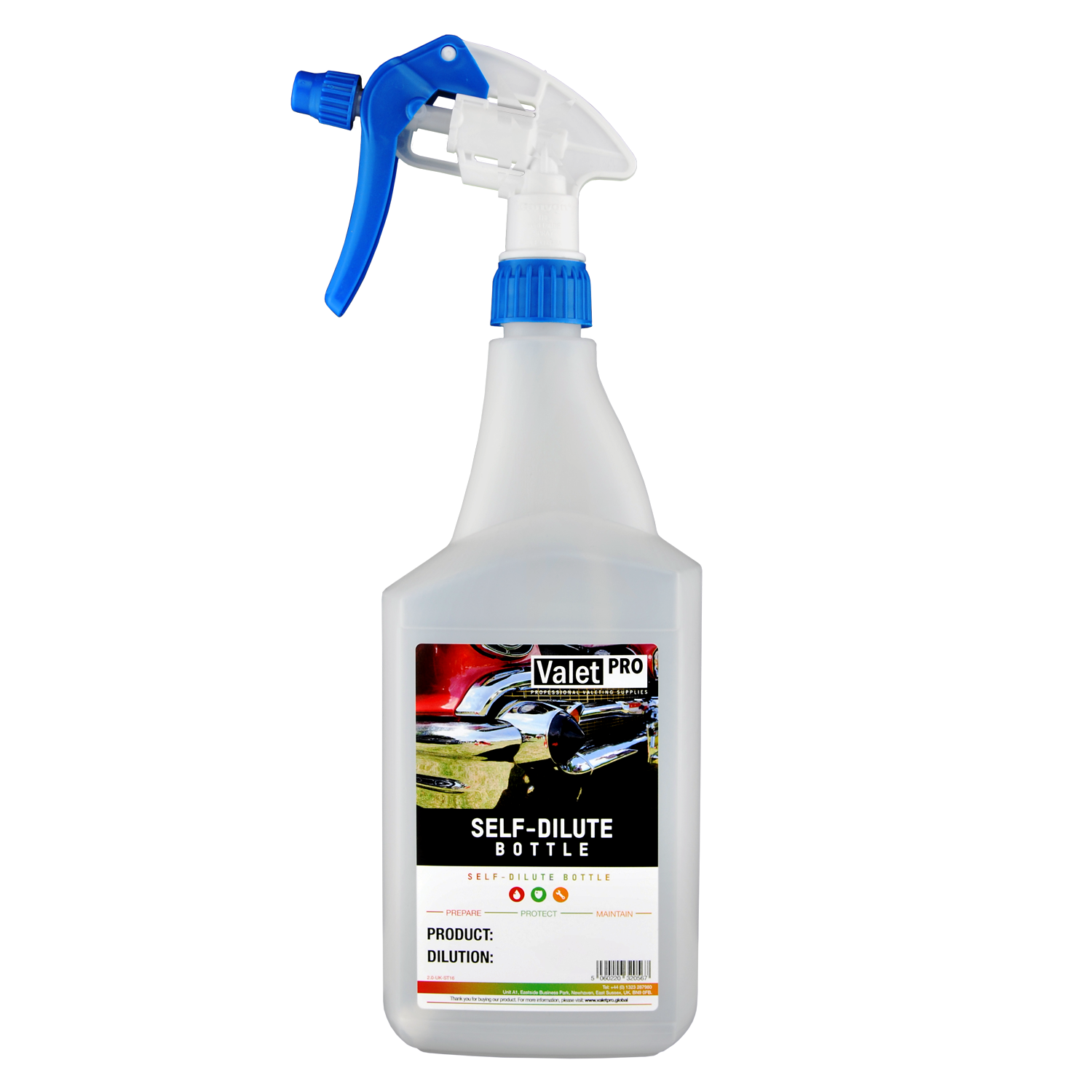 Bouteille de dilution avec pulvérisateur (1L)