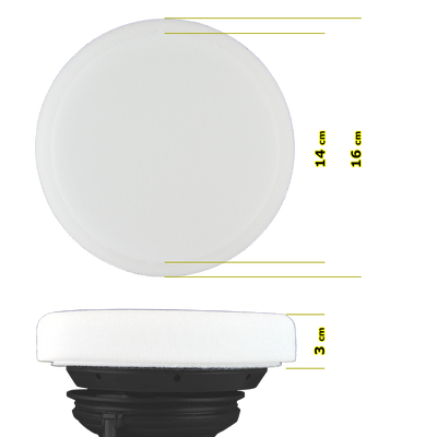 Pad Polish/Mild Compound White x1 (160 mm / 6.5")