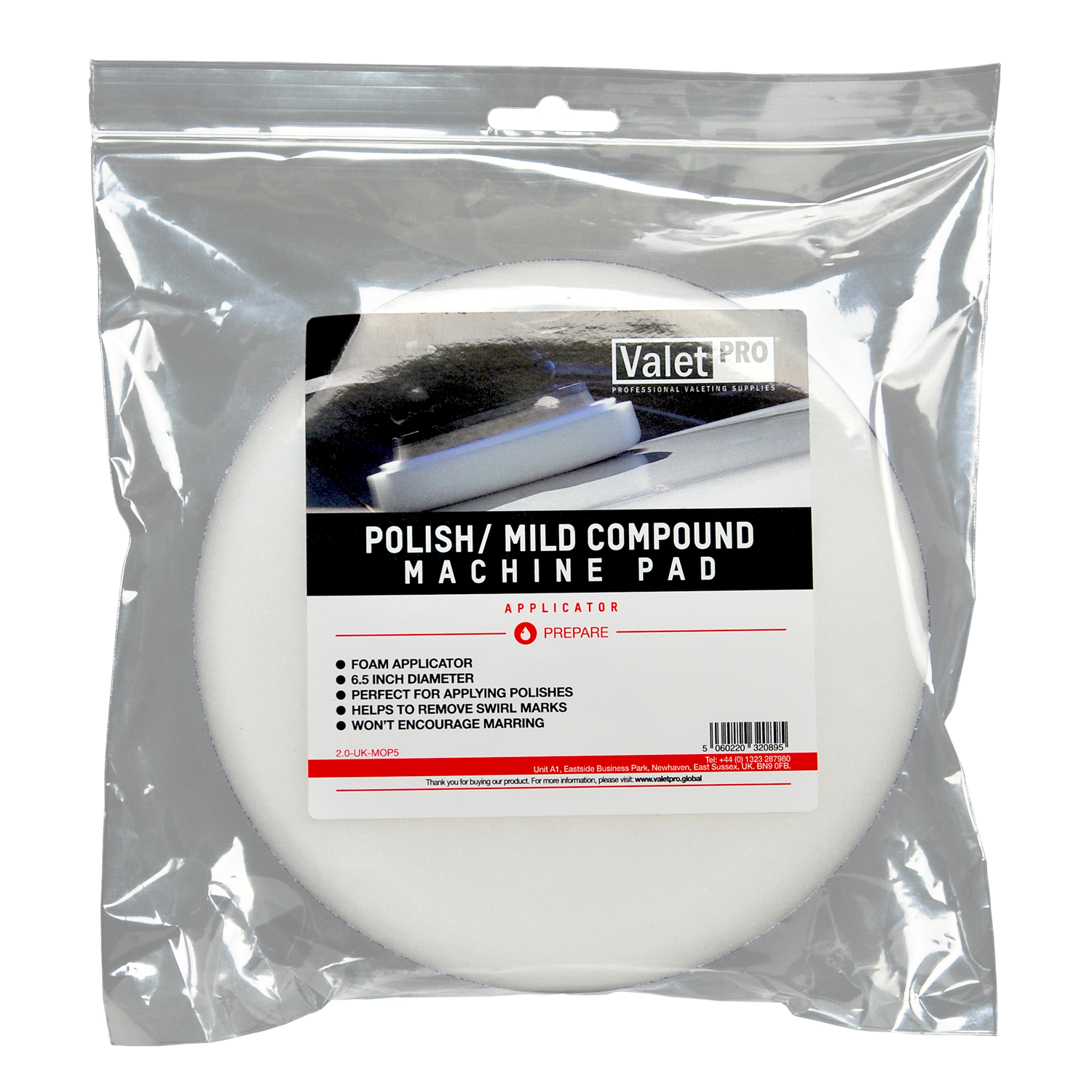 Pad Polish/Mild Compound White x1 (160 mm / 6.5")