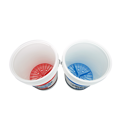 Set de 2 seaux de lavage + 2 grilles anti-remous (Grid guard)