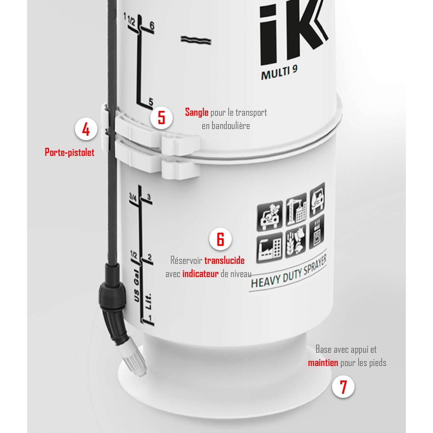 Pulvérisateur Multi 9 (9 L)