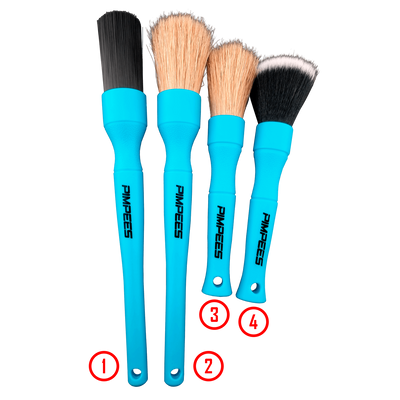 Pack de 4 pinceaux detailing