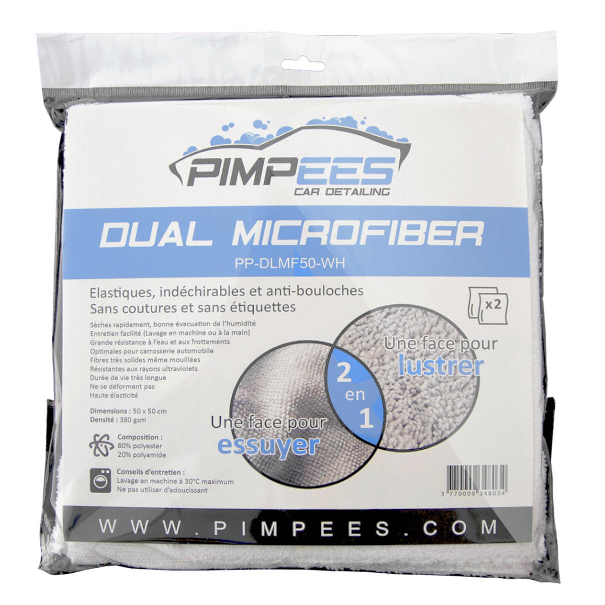 Dual Microfiber x2 (50x50 cm)